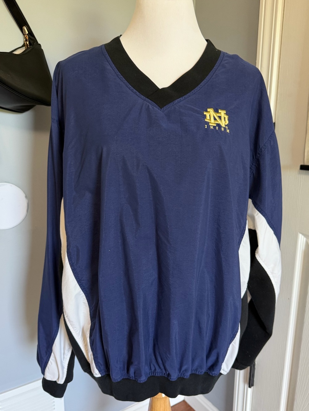 Vintage Notre Dame Adidas Windbreaker